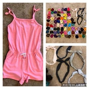 Girls Romper & Hair Stuff Bundle